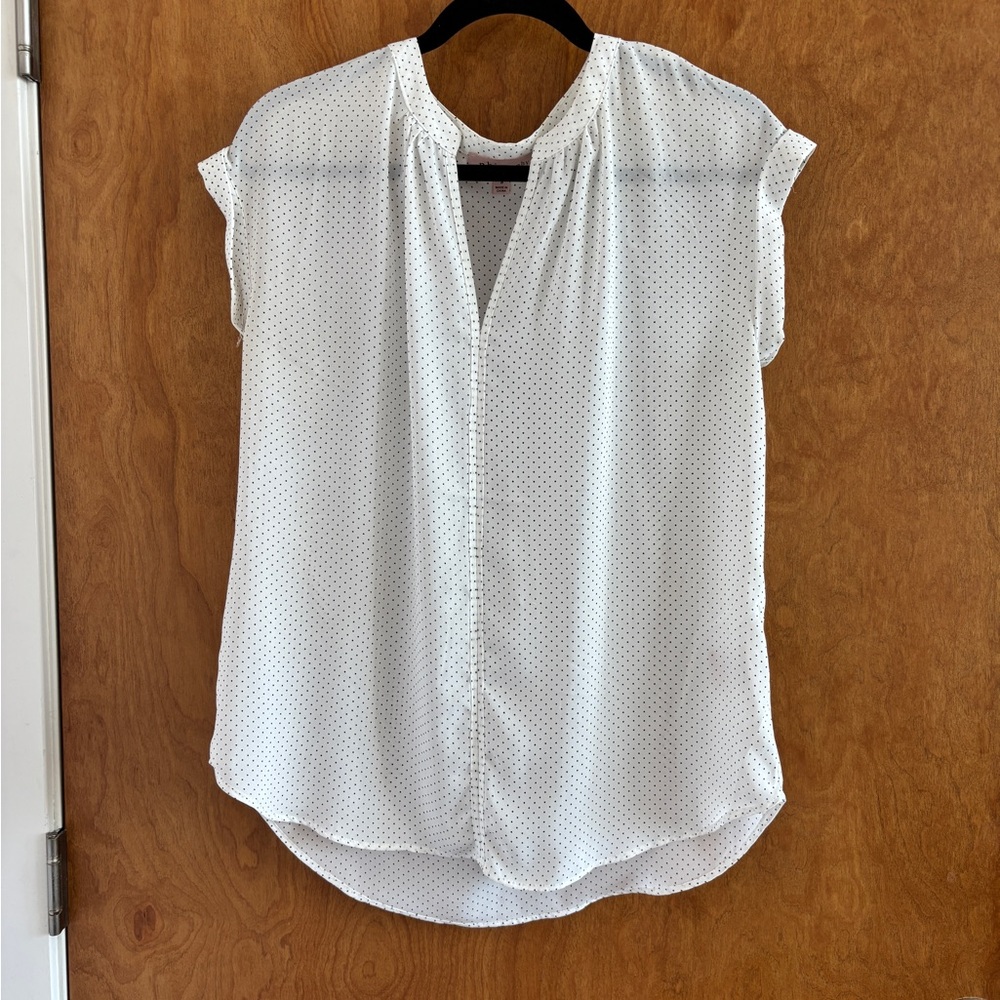 Philosophy Small Off-White Polka Dot Women's Top
